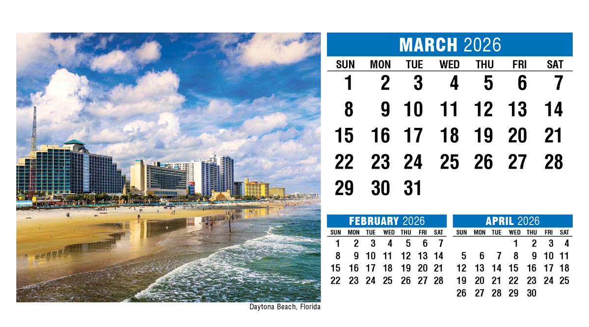 Galleria Scenes of America Promotional Desk Calendar (Eng) - 2026